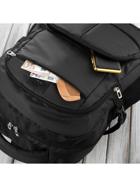 Paolo Peruzzi Rucksack Wasserdicht Schwarz