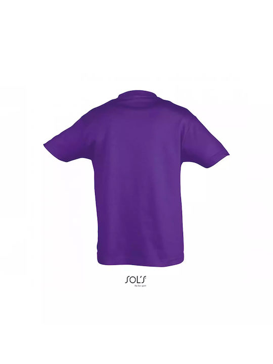 Sol's Kids' T-shirt Purple Regent