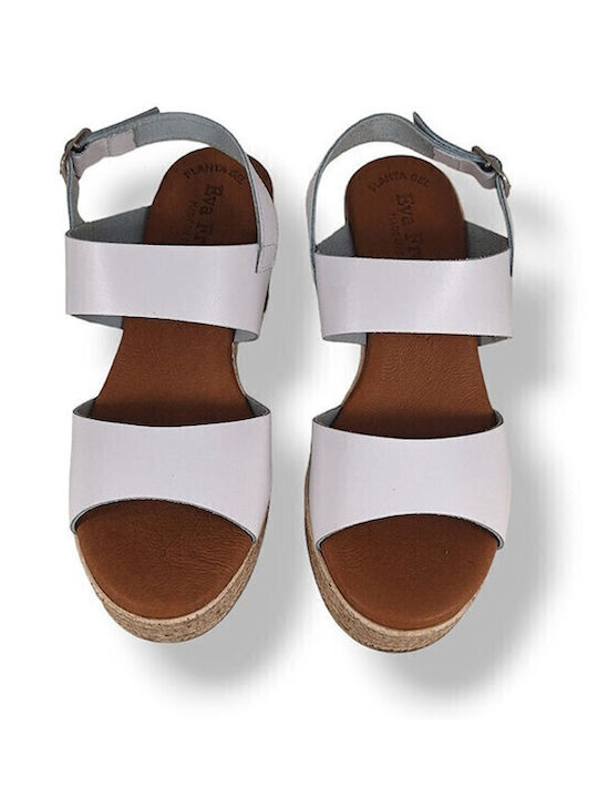 Leather Sandals White