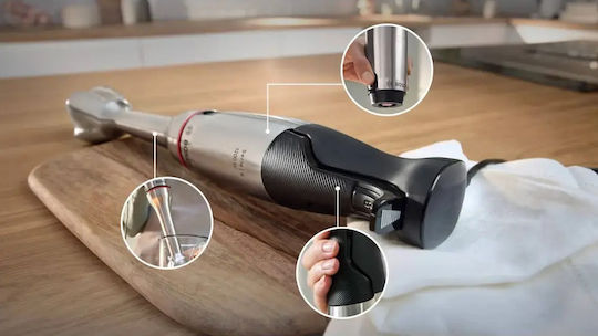 Bosch Serie 6 Ραβδομπλέντερ με Ανοξείδωτη Ράβδο 1200W Μαύρο