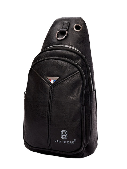 Herrentasche Schulter / Crossbody Schwarz