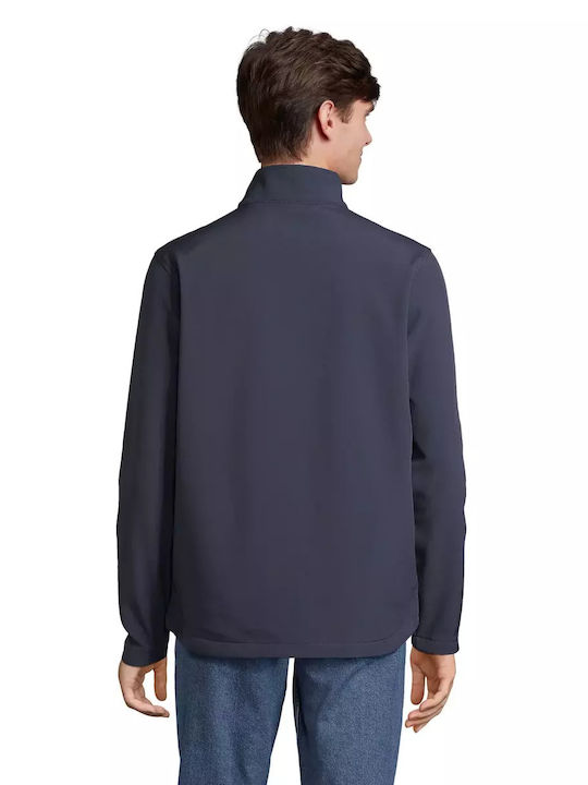 Sol's Race Men's Short Sleeve Promotional Cardigan Blue