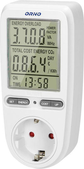 Orno Contor de Consum de Curent pentru Putere Maximă de până la 3.68kW