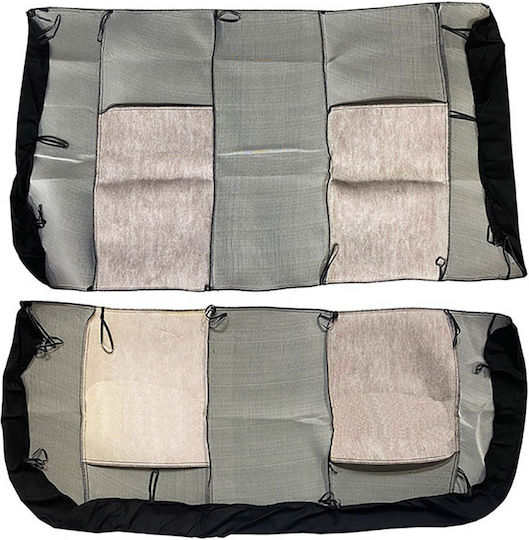 Auto Gs Auto Gs Car Seat Covers Set 4 Pieces Polyester Prime Full Black