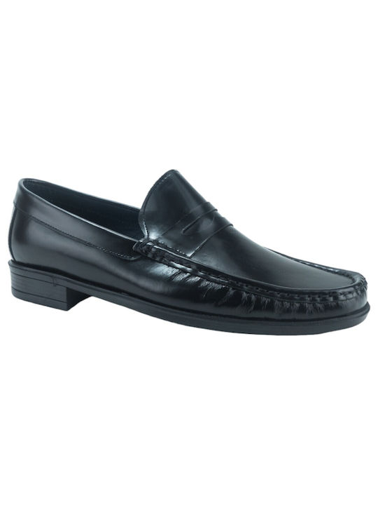 Steve Kommon Men's Moccasins Black