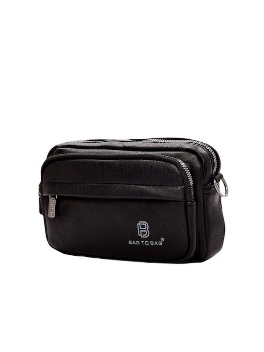 Bag to Bag Geantă pentru bărbați Umăr / Crossbody Neagră