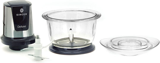 Singer Deluxe Mini Chopper Multi 500W With 1lt Capacity Black