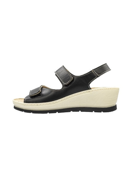 Anatomic Women's Leather Platform Shoes Black