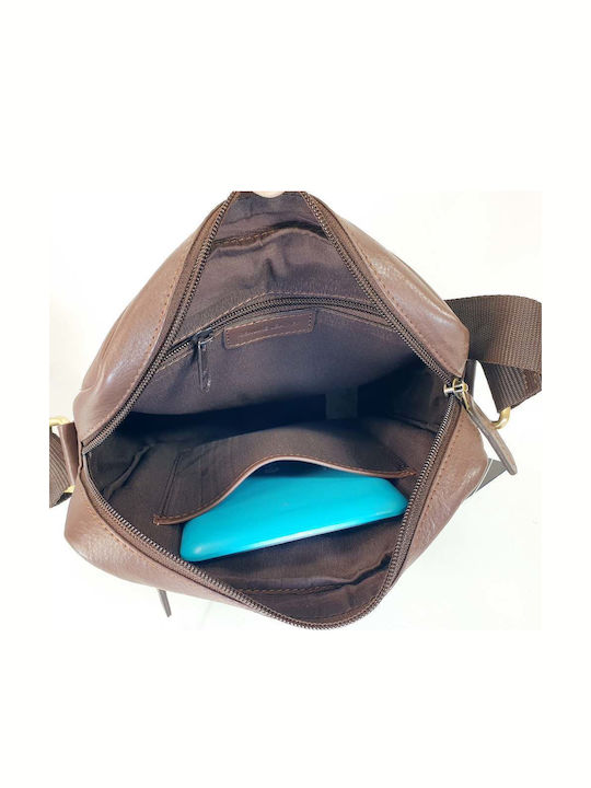 Leather Men's Bag Shoulder / Crossbody Brown