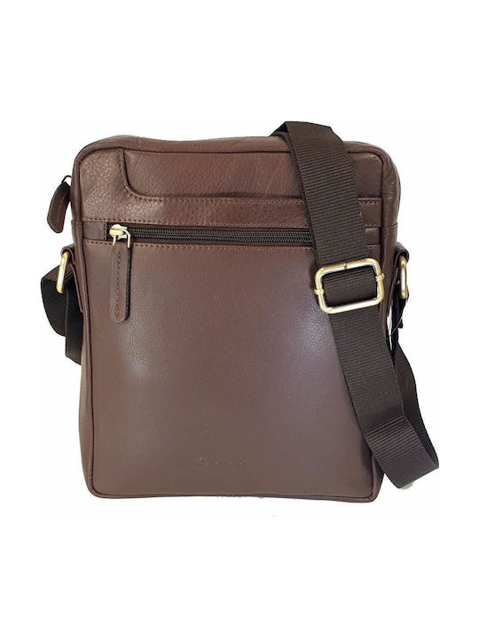 Leather Men's Bag Shoulder / Crossbody Brown