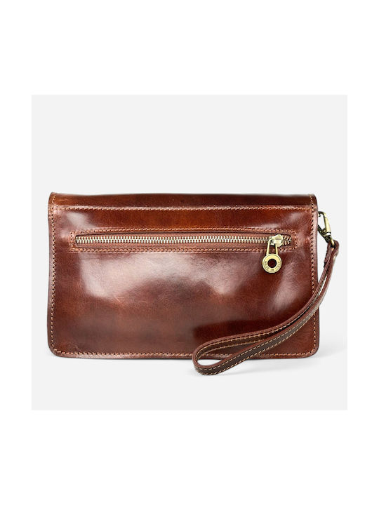 Kappa Bags Leather Men's Bag Handbag Brown