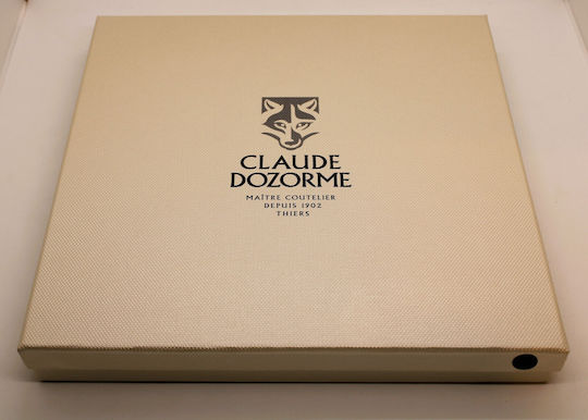 Claude Dozorme Olive Wood Cuțite de filetat din Oțel Inoxidabil 11cm 6buc