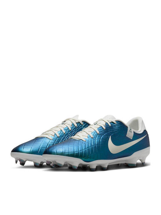 Nike Tiempo Legend 10 Academy Football Shoes with Cleats Dark Atomic Teal / Sail