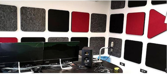 Audiodesigner Ecoplan Square Звукопоглъщащ Панел (4 Бройки) 100см x 100см x 40мм в Бял Цвят