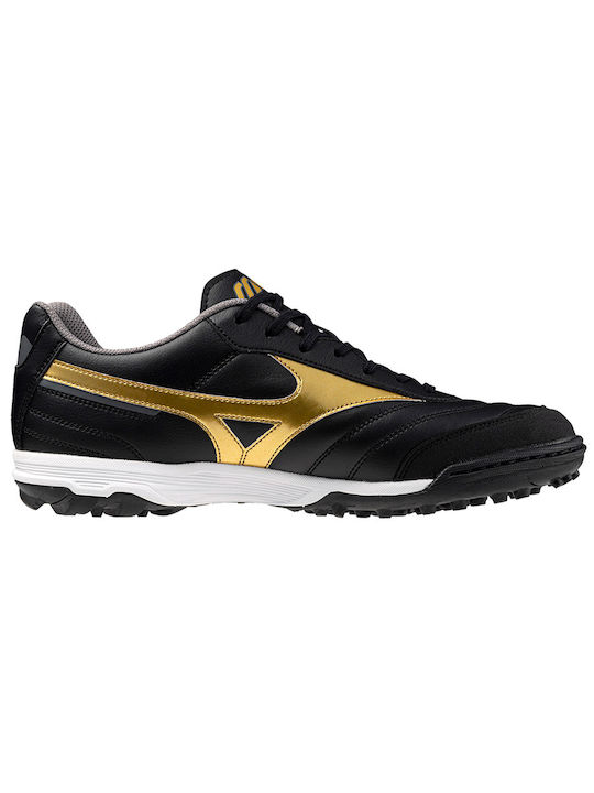 Mizuno Sala Classic Low Football Shoes TF with Molded Cleats Black