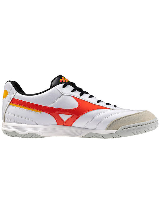 Mizuno Morelia Sala Classic Low Football Shoes IN Hall White