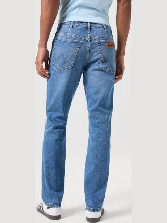 Texas Men's Jeans Pants with Slim Straight Application Blue