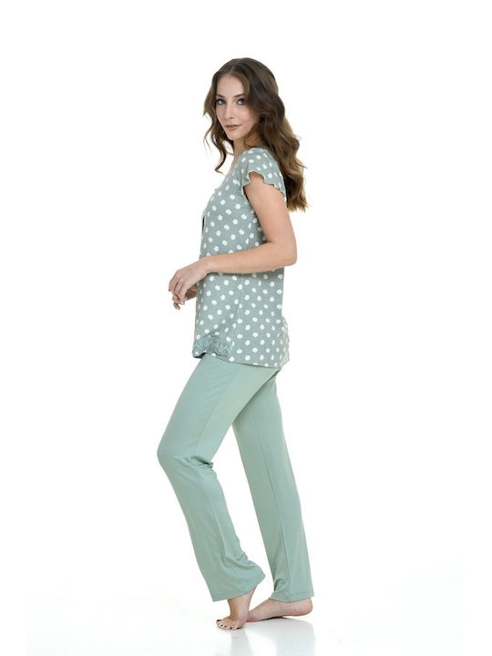 Zen by Daisy Summer Women's Pyjama Set Turquoise