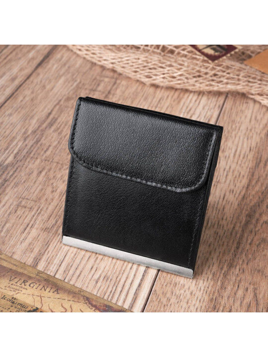 Кожено Мъжки Портфейл с RFID Черен