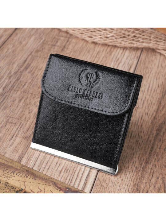 Кожено Мъжки Портфейл с RFID Черен