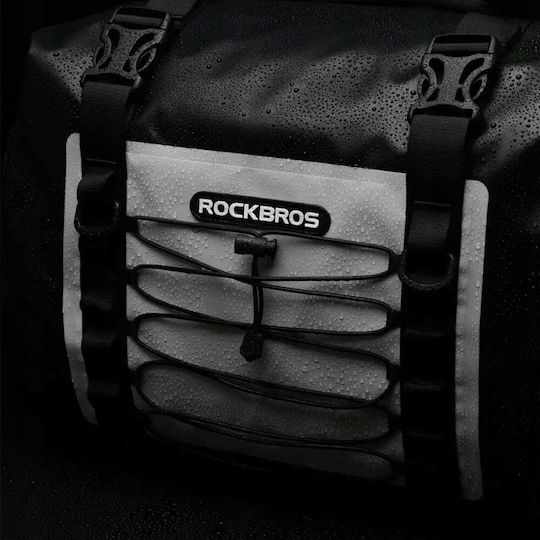 Rockbros AS-010BGR Σετ Πλαϊνές Βαλίτσες Μοτοσυκλέτας 60lt σε Γκρι Χρώμα