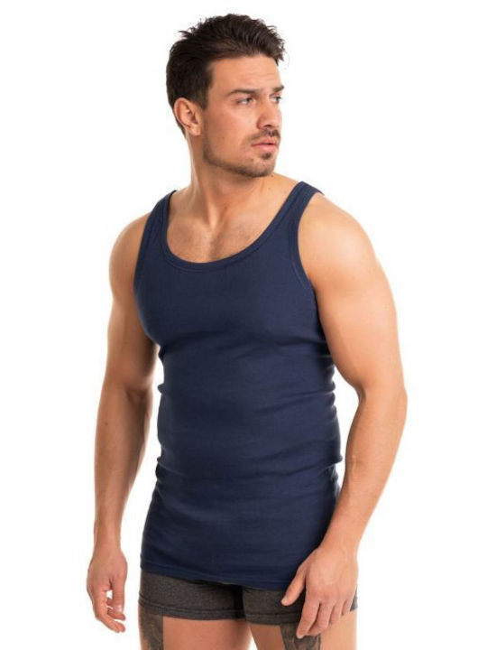 Giorgio Men's Undershirt Sleeveless BLUE