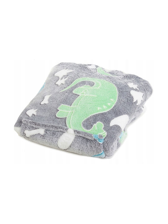 Children's Hooded Blanket Hood Sleeves Zola Phosphorescent Inserts Warm Fuzzy Room