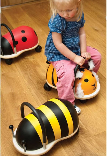 Wheelybug Large Bee Ride On για 24+ μηνών Μαύρο