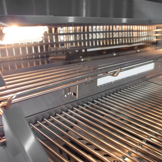 Thermogatz TGH-BI-B4-G Gasgrill Rost 72.3cmx46cmcm mit 4 cm 19.3kW und Infrarotbrenner