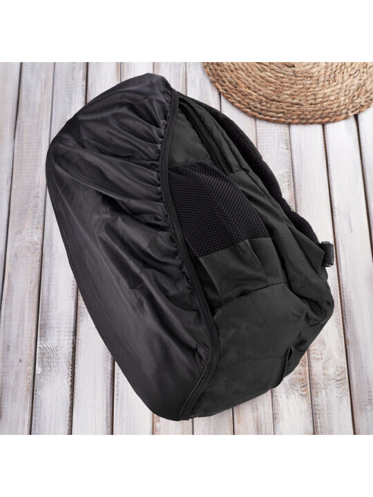 Paolo Peruzzi Wasserdicht Tasche Rucksack für Laptop 14" MacBook Pro 14-Zoll M2 2023/M1 2021 in Schwarz Farbe T-102-BL