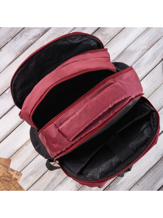 Paolo Peruzzi Tasche Rucksack für Laptop 14" MacBook Pro 14-Zoll M2 2023/M1 2021 in Rot Farbe T-102-RD