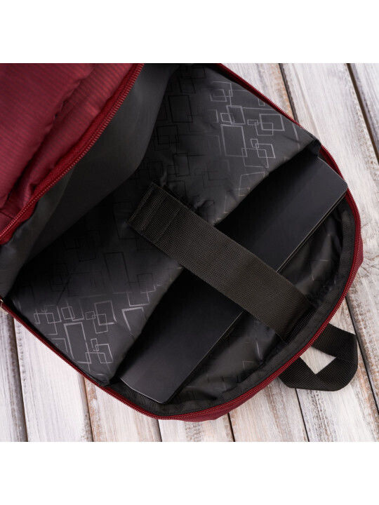 Paolo Peruzzi Tasche Rucksack für Laptop 14" MacBook Pro 14-Zoll M2 2023/M1 2021 in Rot Farbe T-102-RD