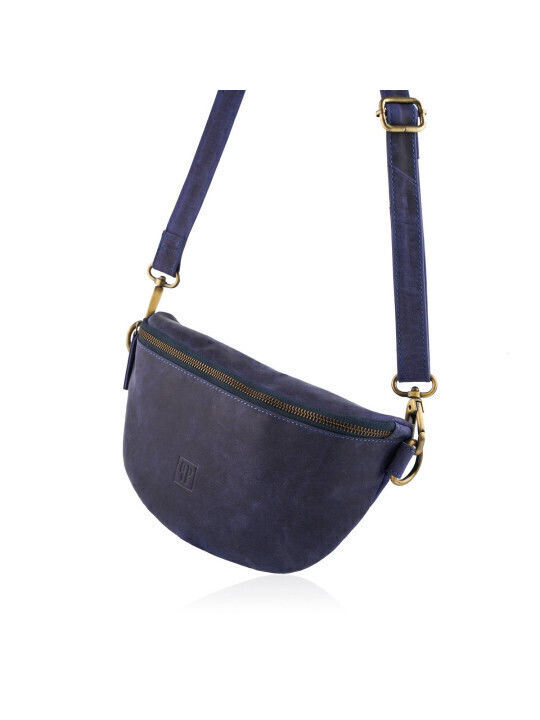 Magazin online pentru femei Piele Bum Bag pentru Talie Albastru marin