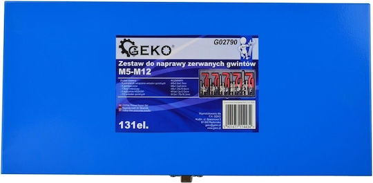 Repair Kit Broken Threads M5-m12 131 Pieces Geko