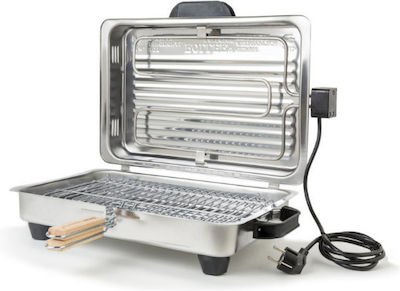 Roller Kappatos Tischplatte Elektrischer Grill Grill 1050W mit Abdeckung 32.5cmx24.5cmcm