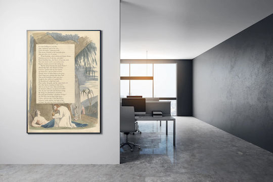 Young's Night Thoughts, Page 37, "love, And Love Only, Is The Loan For Love" Painting on Canvas 150x100cm
