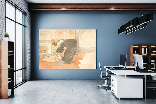 Femme Au Tub Painting on Canvas 40x50cm