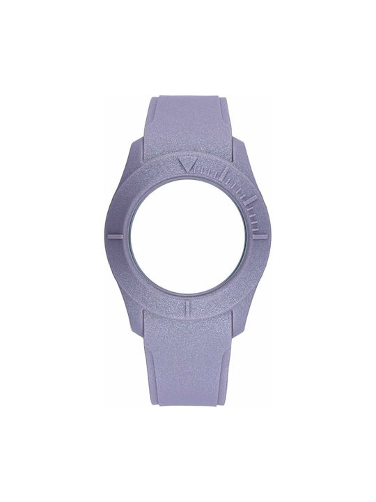 WATX & CO Rubber Strap Purple 38mm