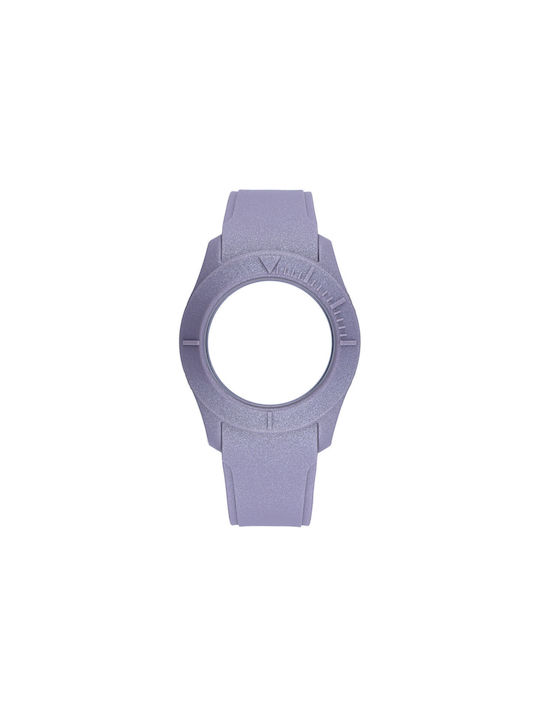 WATX & CO Rubber Strap Purple 38mm