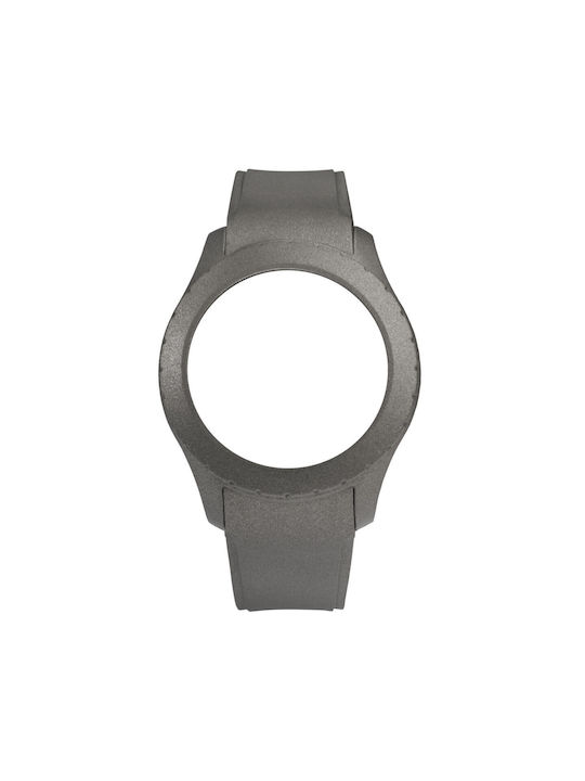WATX & CO Καουτσούκ Λουράκι Καφέ 49mm