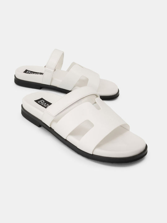 Sandale Casual Damă Albe K24-301-8185-Alb