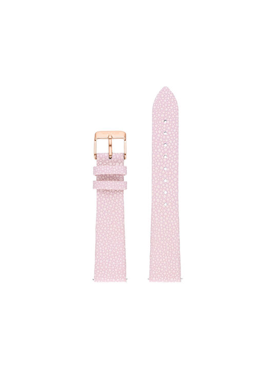 WATX & CO WXCO1040 Leather Strap Pink 38mm