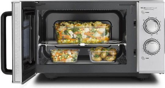 Caso MG 25 Ecostyle Ceramic Φούρνος Μικροκυμάτων με Grill 25lt Μαύρος