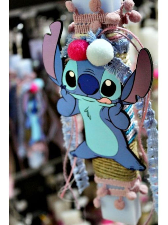 Πασχαλινή Λαμπάδα Ξύλινο Stitch