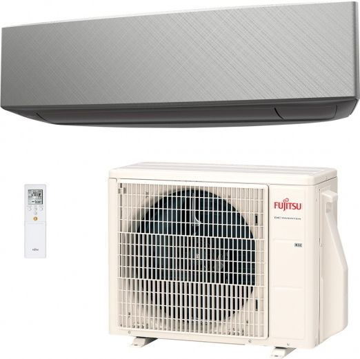 Fujitsu Серия KE Климатици Инвертор 14000 BTU A++/A+ с WiFi и Безшумна Работа Сребрист