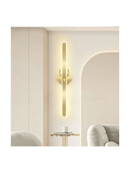 PH211 Modern Leuchte Wand mit Integrierter LED und Warmweißes Licht Gold 15.7x15.7cm