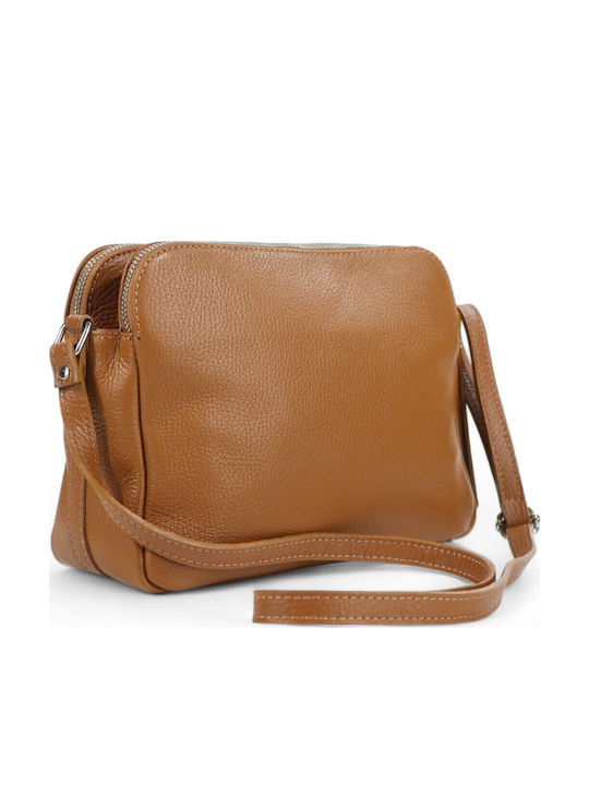 Leather Women's Bag Shoulder Tabac Brown