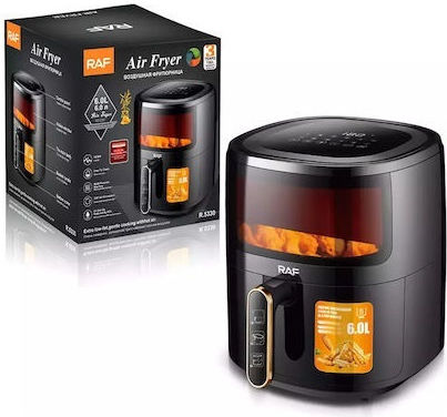 Raf R5330 Air Fryer 6lt Μαύρο