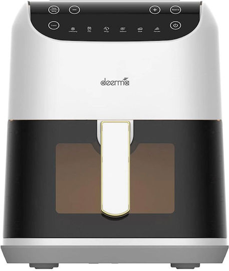 Deerma Air Fryer με Wi-Fi 5.5lt Λευκό DEM-KZ130W