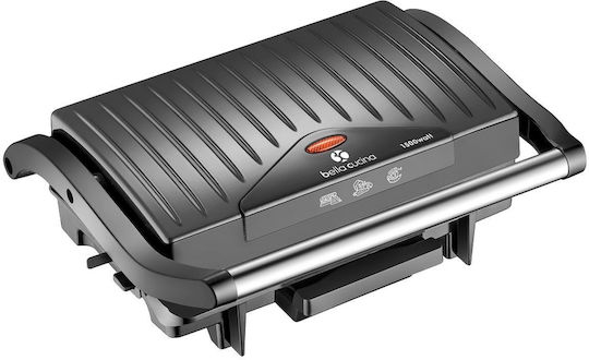 Bella Cucina BC TOS 2011 Τοστιέρα Γκριλιέρα 1500W Μαύρη